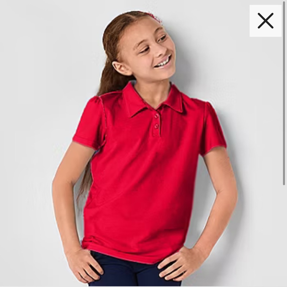 Vibrant Red Slim Fit Polo Shirt